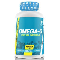 Muscle Rulz Omega-3 Fish Oil, 1000 mg, (100 Softgels)